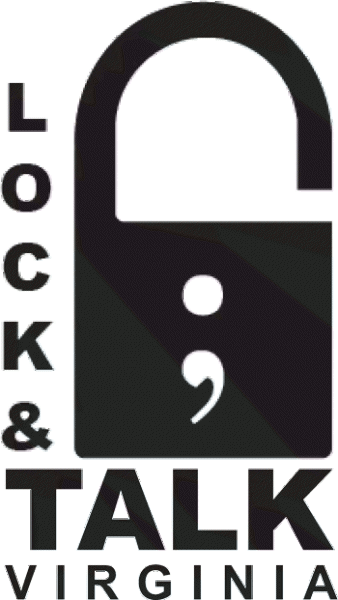Lock and Talk logo, representing a Crossroads CSB prevention and education resource.