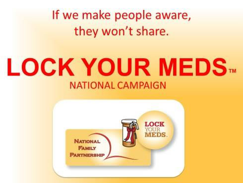 Lock Your Meds logo, representing a Crossroads CSB prevention and education resource.